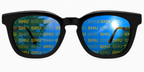 SMU Maverick Wayfarer sunglasses.