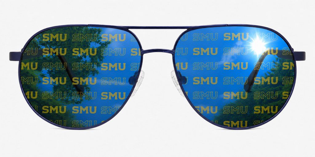 SMU Venture Aviator sunglasses.