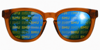 SMU Maverick Wayfarer sunglasses.