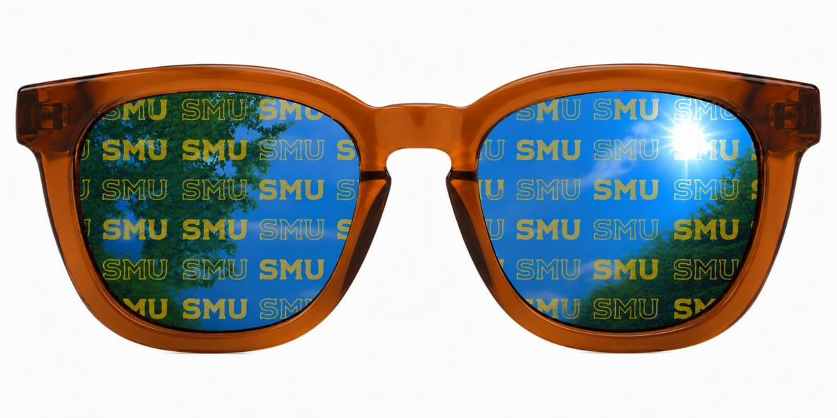 SMU Maverick Wayfarer sunglasses.
