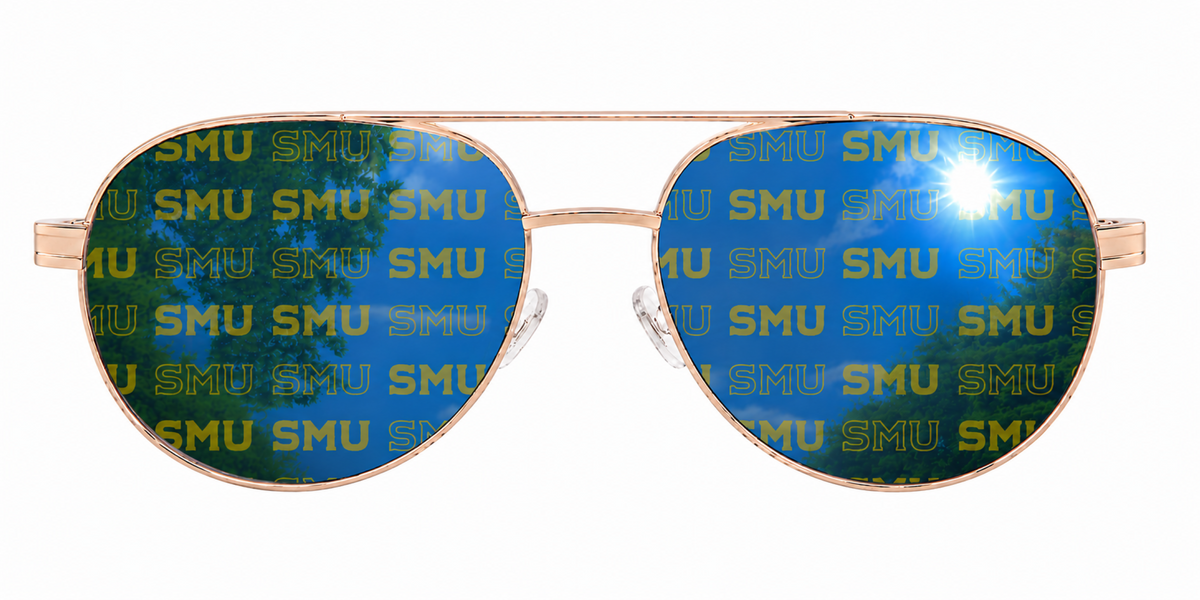 SMU Venture Aviator sunglasses.