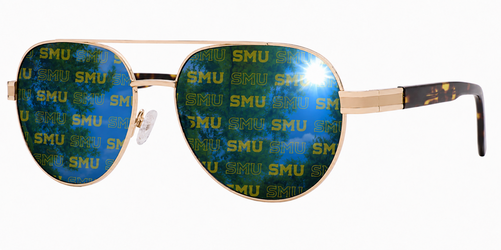 SMU Venture Aviator sunglasses.
