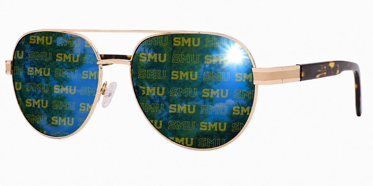 SMU Venture Aviator sunglasses.