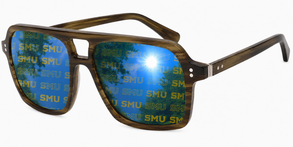 SMU Wayfarer sunglasses.