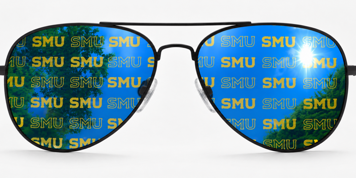 SMU Venture Aviator sunglasses.