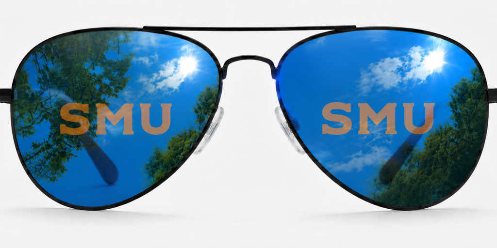 SMU Venture Aviator sunglasses.