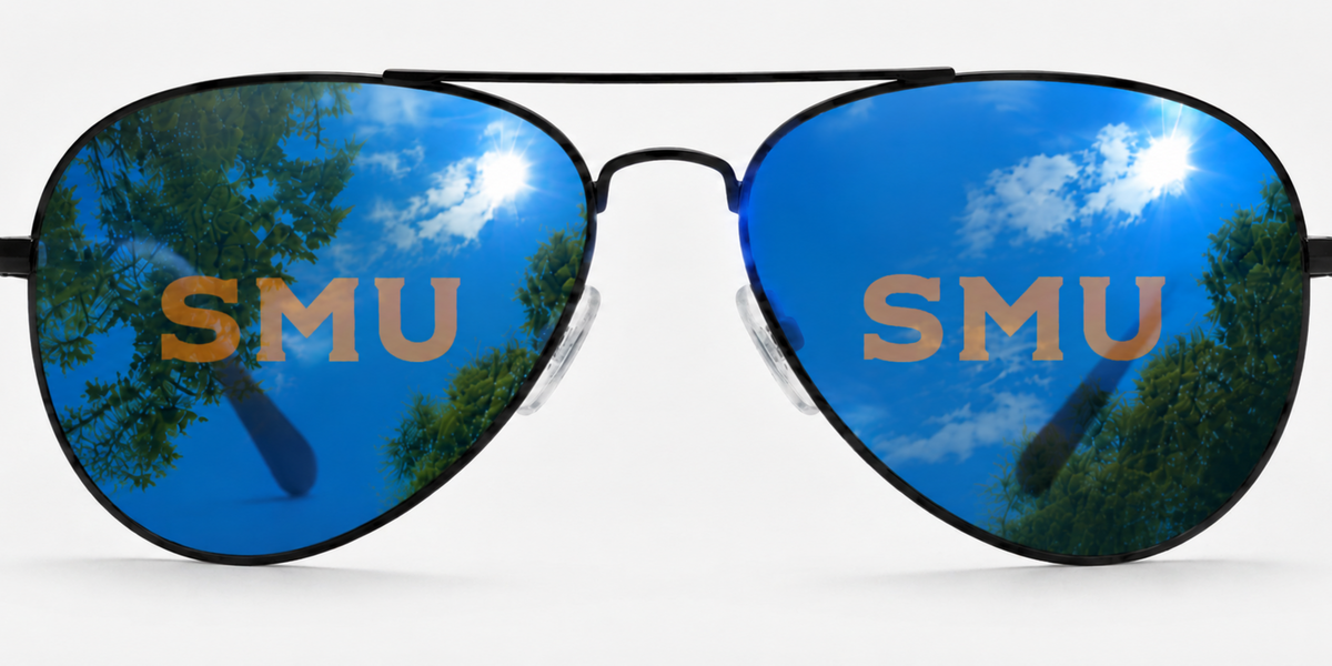 SMU Venture Aviator sunglasses.