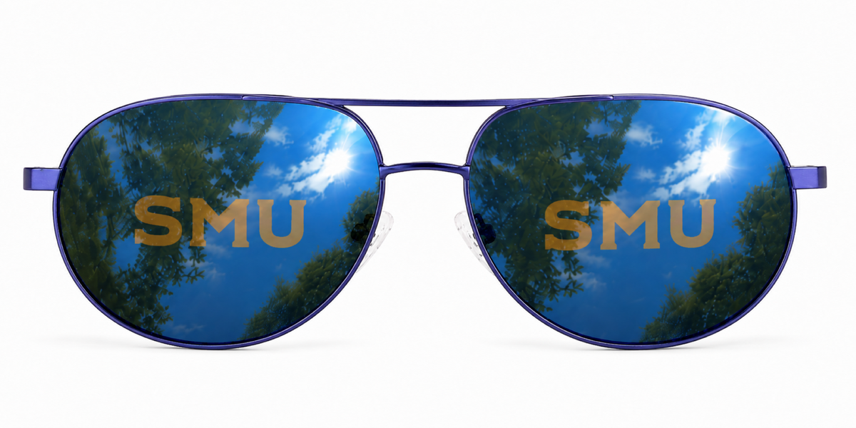 SMU Venture Aviator sunglasses.