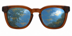 SMU Maverick Wayfarer sunglasses.