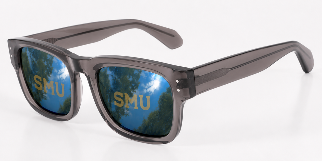 SMU Maverick Wayfarer sunglasses.