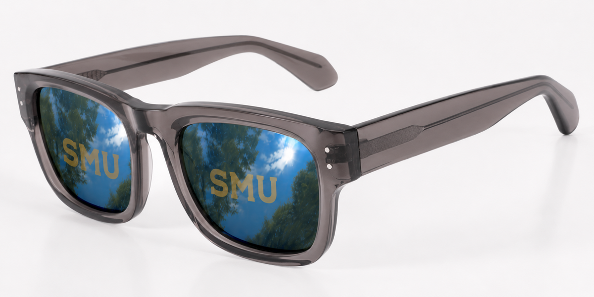SMU Maverick Wayfarer sunglasses.
