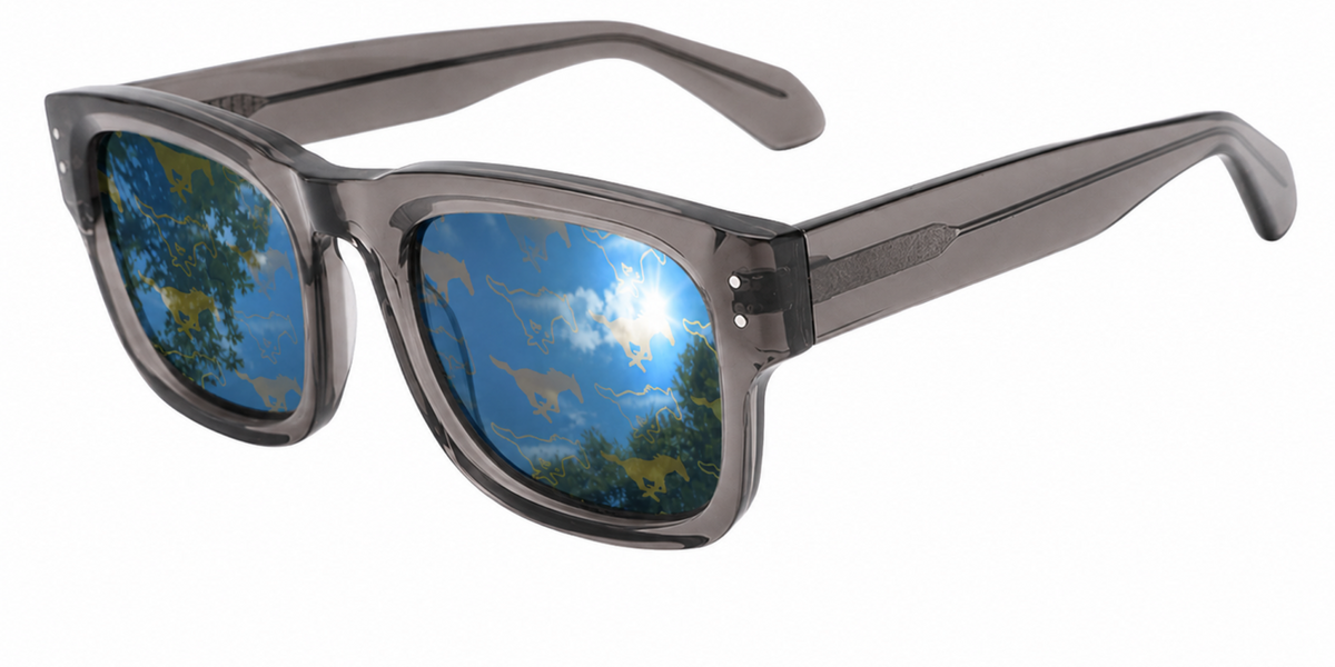 SMU Maverick Wayfarer sunglasses.