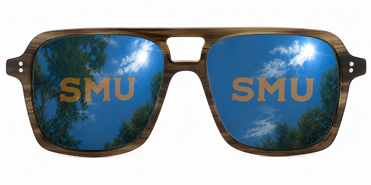 SMU Wayfarer sunglasses.