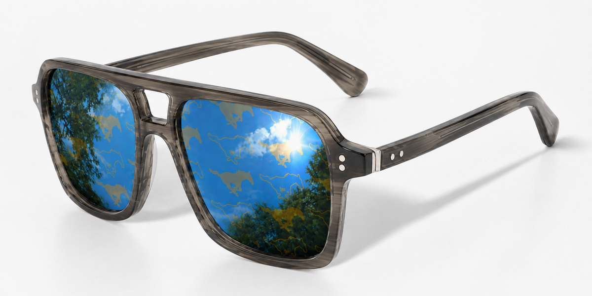 SMU Wayfarer sunglasses.