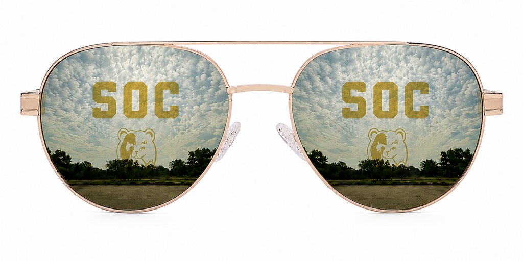 South Oak Cliff Venture Aviator sunglasses.