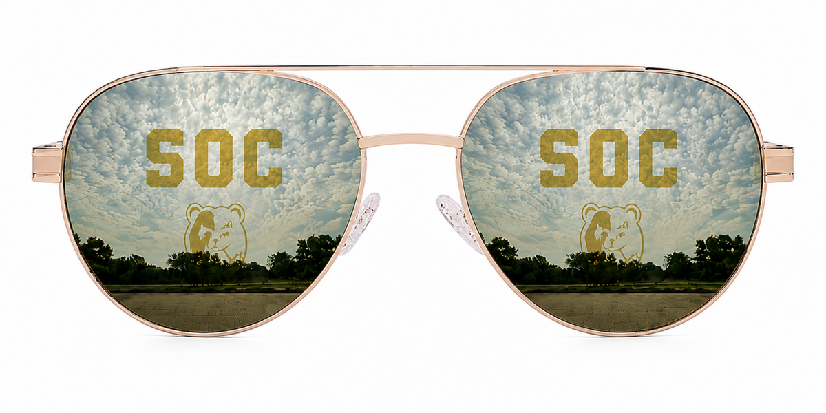 South Oak Cliff Venture Aviator sunglasses.