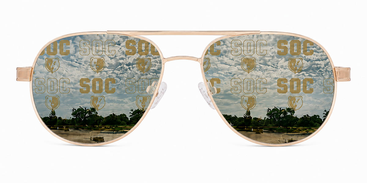 South Oak Cliff Venture Aviator sunglasses.