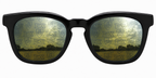 Sigma Chi Maverick Wayfarer sunglasses.