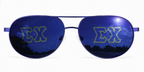 Sigma Chi Venture Aviator sunglasses.