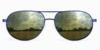 Sigma Chi Venture Aviator sunglasses.
