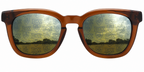 Sigma Chi Maverick Wayfarer sunglasses.