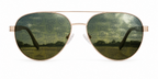 Sigma Chi Venture Aviator sunglasses.