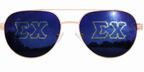 Sigma Chi Venture Aviator sunglasses.