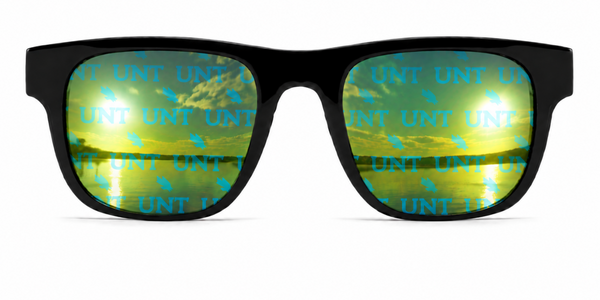 UNT Legend Wayfarer sunglasses.