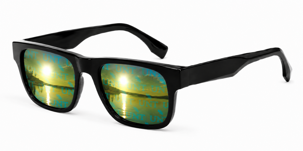 UNT Legend Wayfarer sunglasses.