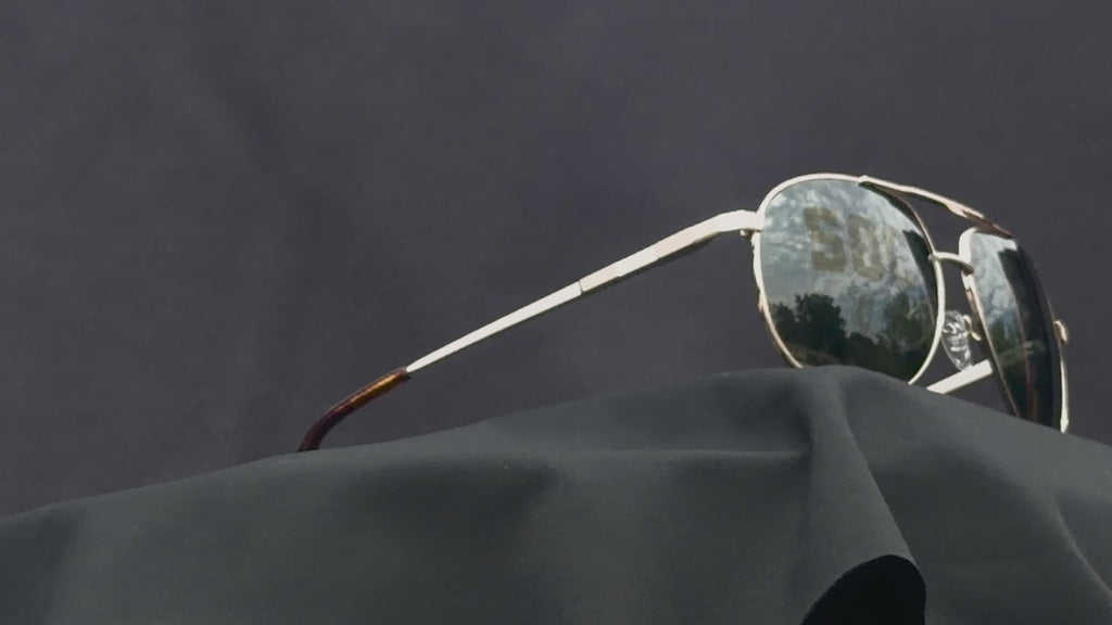 South Oak Cliff Venture Aviator sunglasses.